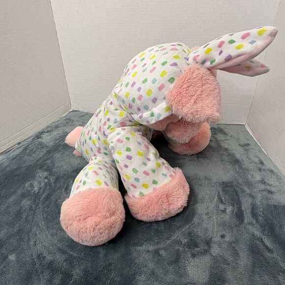 Dan Dee Easter Bunny Plush Pink Pig in Rabbit Costume 16 Inch Stuffed Animal Toy - Picture 6 of 11